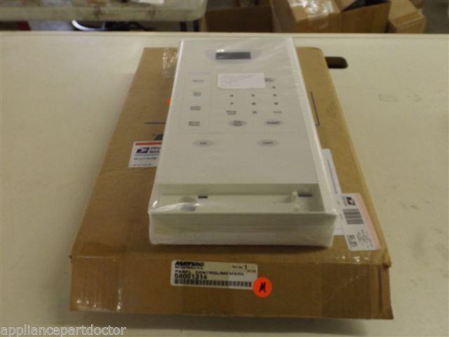Maytag Microwave 58001314 Panel, Control/membrane (bsq) NEW IN BOX Maytag Microwave 58001314 Panel, Control/membrane (bsq) NEW IN BOX